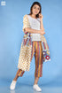 Khaadi Cotton Lounge Pants in Multicoloured Graphic Block Print